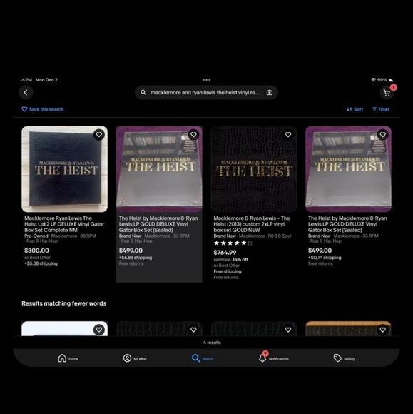 The  Heists LP. - Picture 3 of 3